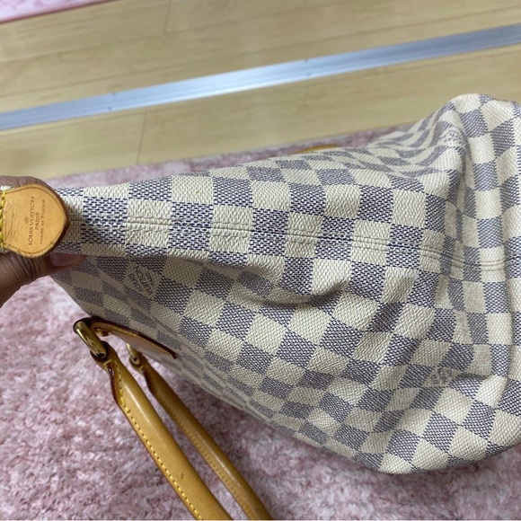 🌸Louis Vuitton Damier Azur Saleya PM🤍🤎🤍🤎EUC #FL2827 - Picture 8 of 10